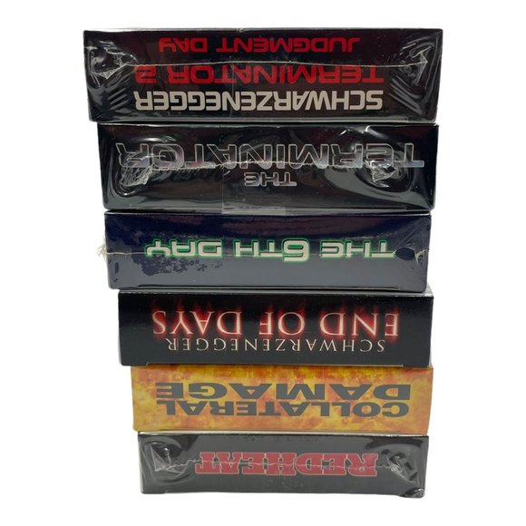 Arnold Schwarzenegger VHS Lot of 6 Terminator End of Days Collateral Damage more - Picture 4 of 6